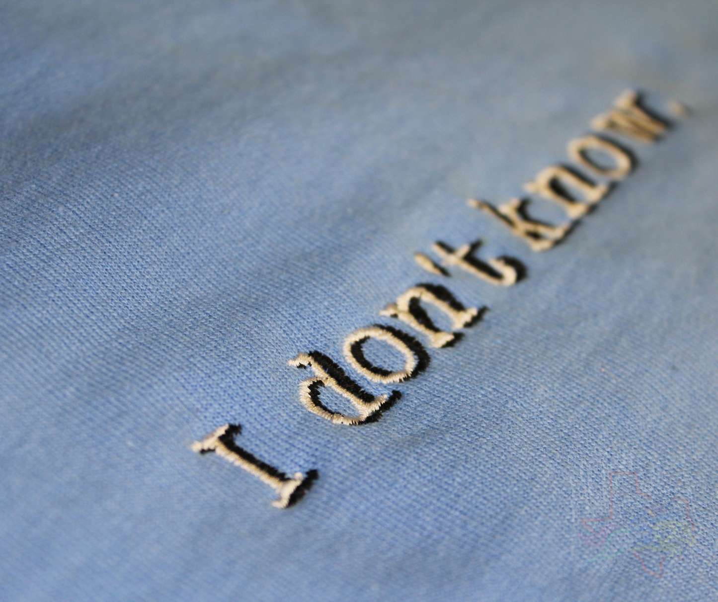 Custom 2D Text Embroidered Sweatshirt