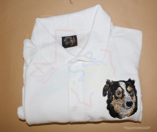 Embroidered Custom Pet Pique Polo