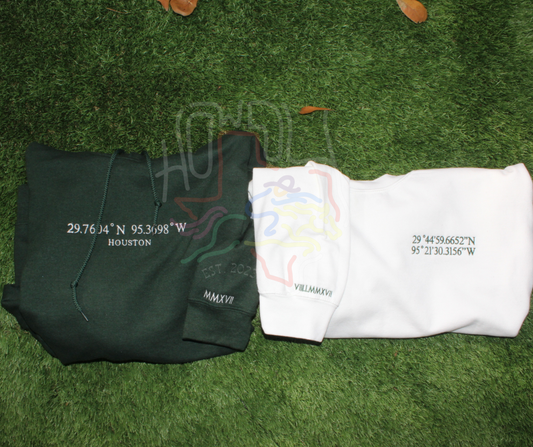 Customized Embroidered Coordinates Hoodie